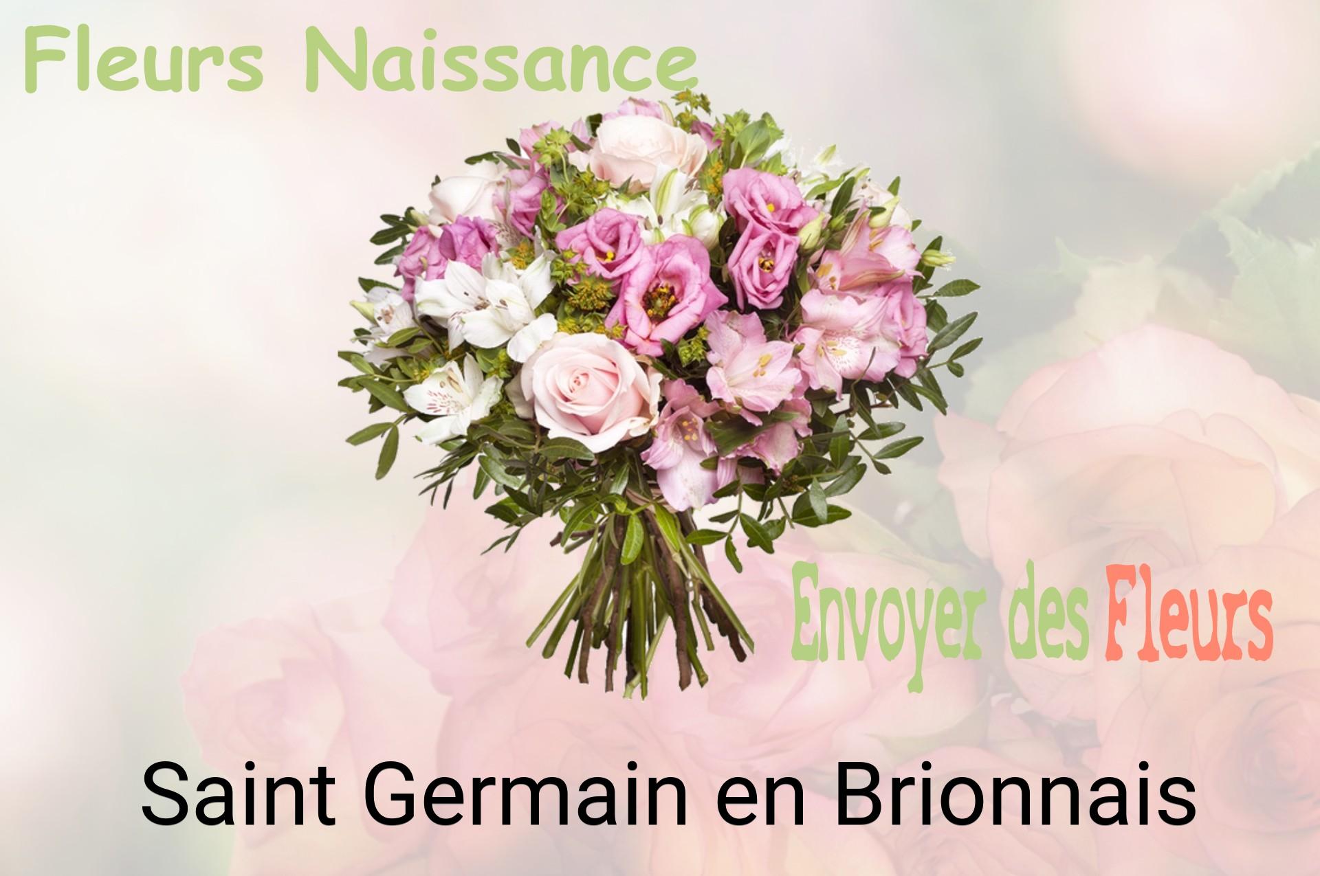 Bouquet de fleurs de naissance livré à Saint-Germain-en-Brionnais